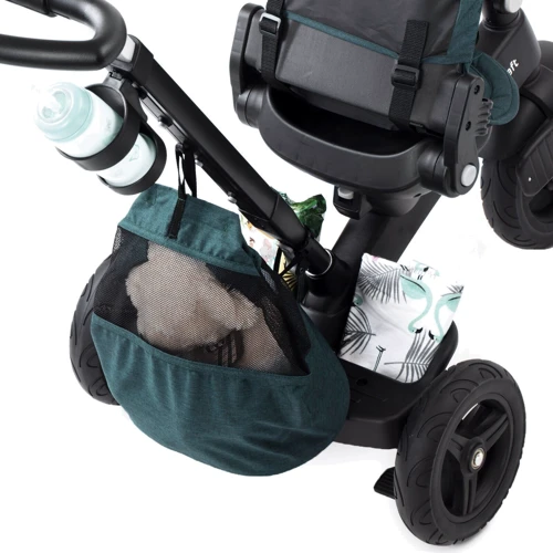 Триколісний велосипед Kinderkraft Easytwist Midnight Green (KKRETWIGRE0000): Гальма Ножний