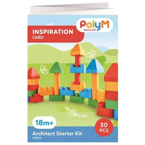 Конструктор PolyM Архитектор 30 деталей (760005)