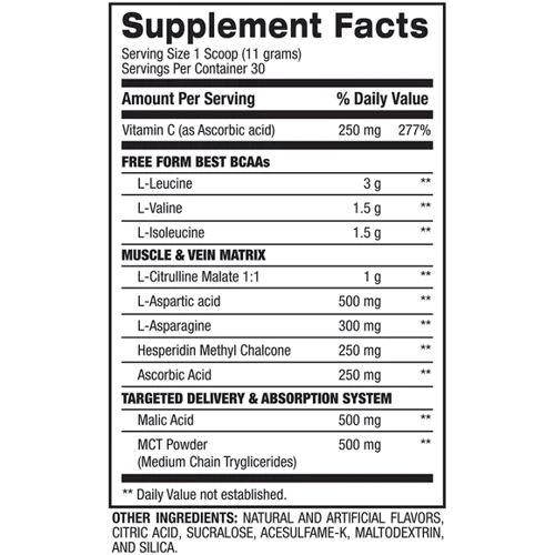 Аминокислота для спорта BPI Sports BEST BCAA BETTER 330 g / 30 servings / watermelon ice: Вкус Арбуз, Арбуз со льдом