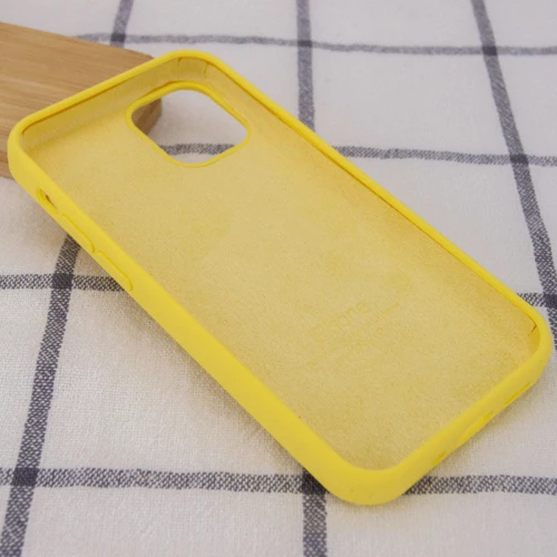 Чохол для iPhone Mobile Case Silicone Case Full Protective Yellow for iPhone 13 Pro Max: Матеріали Силикон