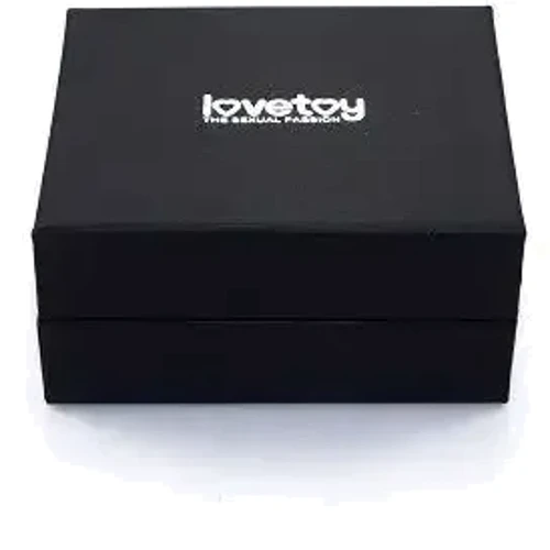 Анальная пробка с кристаллом LoveToy Anal Plug Aluminium Blue