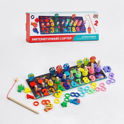 Математический сортер 4FUN Game Club Wood магнитная рыбалка (88842): Производитель 4FUN Game Club Wood