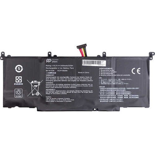 Батарея для ноутбука PowerPlant ASUS ROG S5 (B41N1526) 15.2V 3400mAh (NB431359)