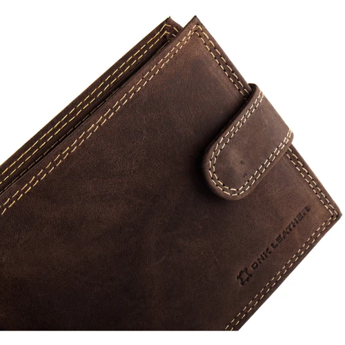 Чоловічий портмоне DNK Leather коричневий (DNKN992L-P-CHM-brown): Матеріал Натуральная кожа