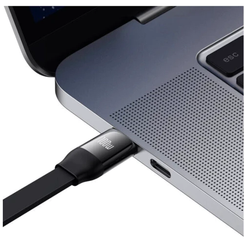 Кабель Baseus Cable USB-C to Micro USB/Lightning/Type-C Bright Mirror 2 Series 100W 1.1m Black (CAMJ010201): Тип USB-C - Lightning/microUSB/USB-C