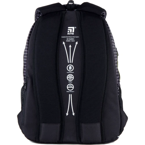 Рюкзак Kite Education K21-814M-2: Спинка Ортопедическая (анатомическая)