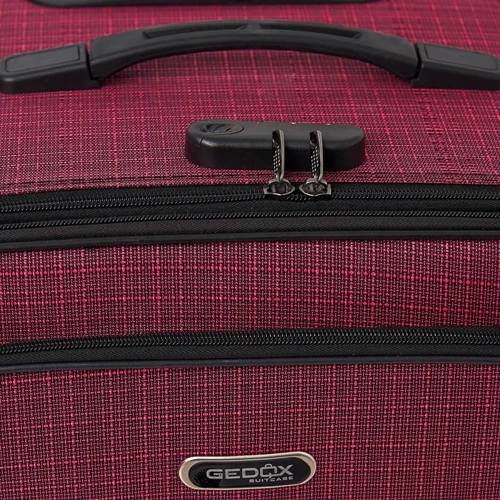 Чемодан Ricco Grande XL pink (T1TEXT1000pink-XL): Материал Текстиль
