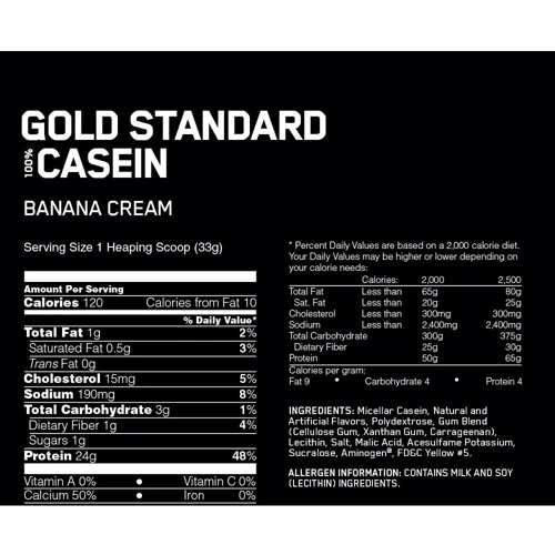 Протеїн Optimum Nutrition 100% Casein Gold Standard 909 g / 27 servings / Strawberry: Стать унісекс