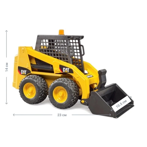 BRUDER Погрузчик с бортовым поворотом Cat (02481)