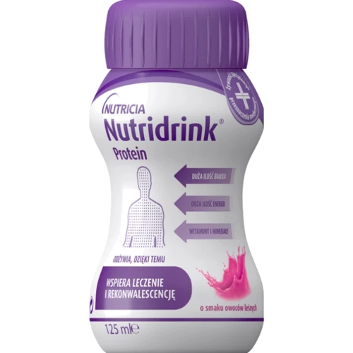 Энтеральное питание Nutricia Nutridrink Protein Berries со вкусом лесных ягод 4х125мл (8716900570353)