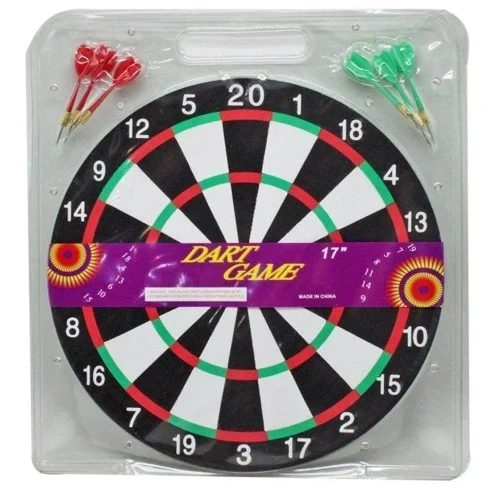 Дартс игольчатый MiC Дартс 17", 40х40 см, 6 дротиков (D2017W): Производитель Mic