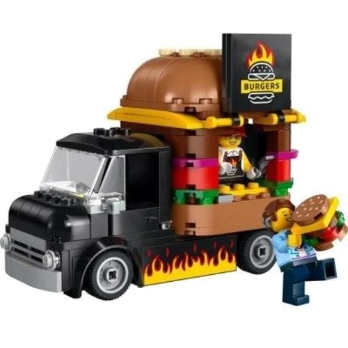 Конструктор LEGO City Грузовик с гамбургерами 194 деталей (60404): Рекомендуемый возраст от 5 лет