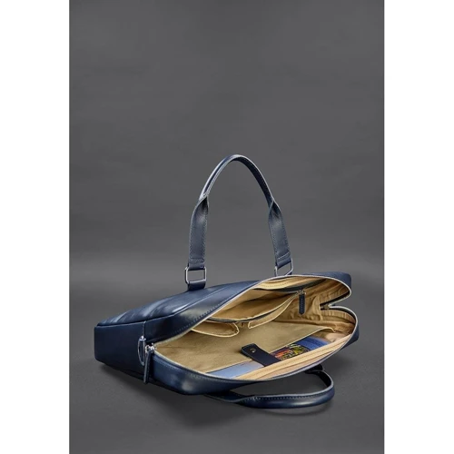 Конференц-сумка BlankNote темно-синяя (BN-BAG-37-navy-blue): Застежка Молния
