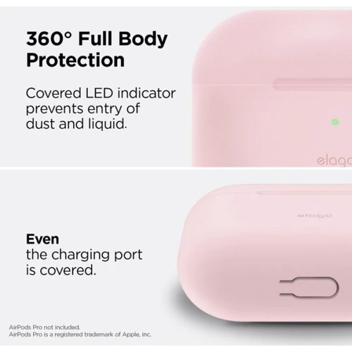 Чехол для наушников Elago Original Case Lovely Pink (EAPPOR-BA-PK) for Airpods Pro фото 2