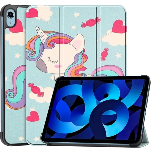 Аксессуар для iPad BeCover Smart Case Unicorn for iPad Air 11 (2024 / 2025) (711610): Особенности трансформируется в подставку, Надежная защита от царапин и загрязнений, режим автопробуждения/сна, Складывается в подставку, Стильный дизайн, Удобно держать в руке