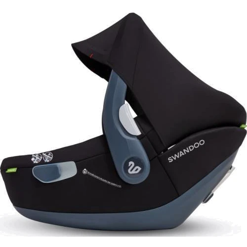 Автокресло Anex QUANT SWANDOO SS-03 (black) с адаптерами: Группа 0+ (до 13 кг), автокресло-переноска
