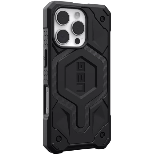 Чехол для iPhone Urban Armor Gear UAG Monarch Carbon Fiber (114460114242) for iPhone 16 Pro: Цвет черный