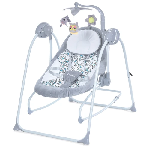 Качели-шезлонг EL Camino Emma Серый (ME 1076 Gray Mint Feathes)
