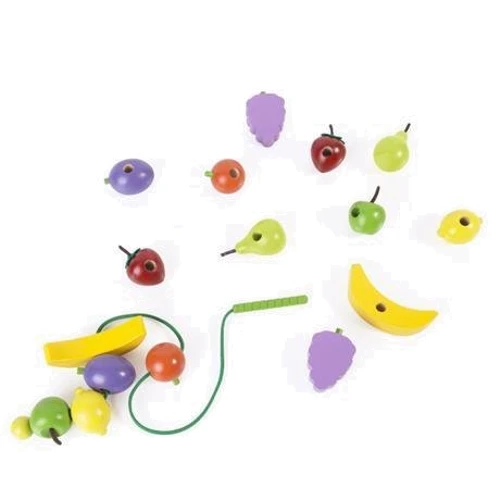 Шнуровка Guidecraft Manipulatives Фрукты (G6803): Назначение игрушки Мелкая моторика, Координация движений, Творческое развитие, Цветовое восприятие