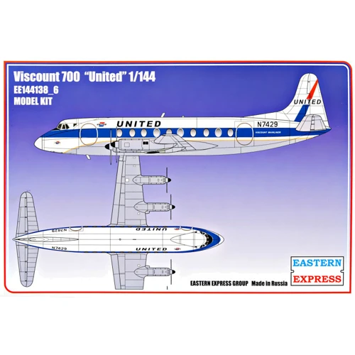 Авиалайнер Eastern Express Viscount 700 United