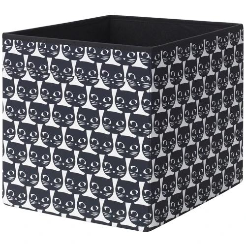 Коробка ІКЕА DRÖNA 33х38х33 см белый/черный узор (90435102): Производитель Ikea