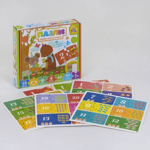 Настольная игра Fun Game Пазлы и цифры для малышей (64575): Производитель Fun Game