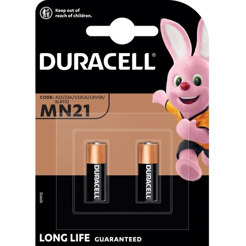 Duracell MN21 12V (A23 / 23A / V23GA / LRV08 / 8LR932) 2 шт. (5000394071117) фото 1