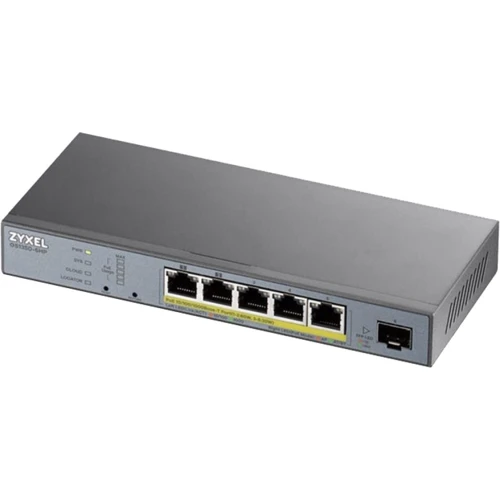 Мережевий комутатор ZyXel GS1350-6HP-EU0101F: Порти только Gigabit Ethernet (10/100/1000)