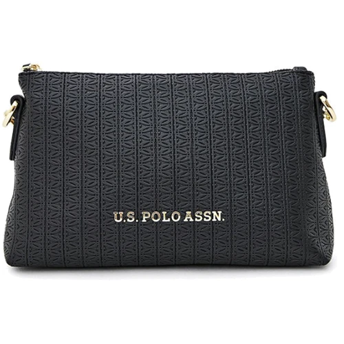 Жіноча сумка через плече U.S. Polo Assn. чорна (US21115)