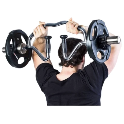 Hop-Sport Bi-Tri-Trap York Fitness олимпийский 86 см (50 мм) с резиновыми рукоятками