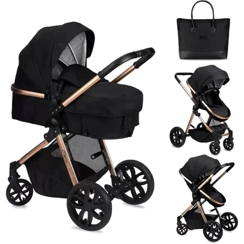 Универсальная коляска 2 в 1 MoMi Limuru Black (WOSP00029): Тип коляски Универсальная коляска (2-в-1)