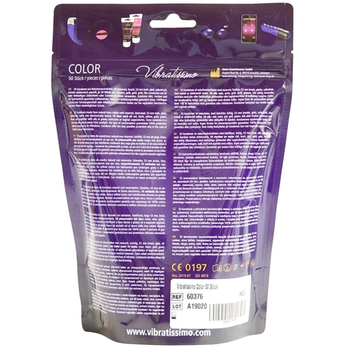 Презервативы Amor Vibratissimo Color, 50 шт.