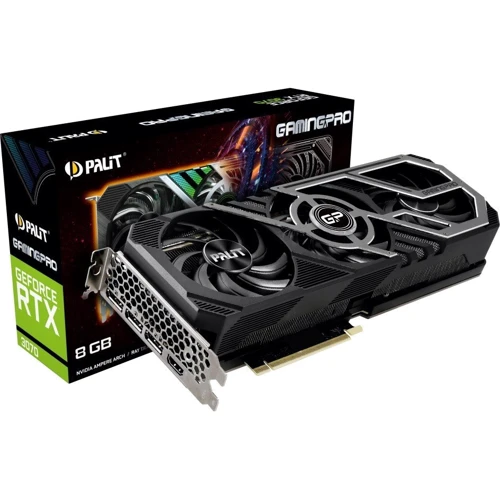 Видеокарта Palit GeForce RTX 3070 GamingPro (NE63070019P2-1041A) LHR: Форм-фактор Стандартная