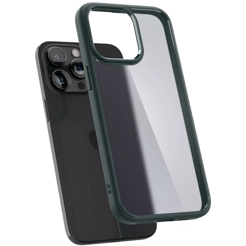 Чехол для iPhone Spigen Ultra Hybrid Frost Green (ACS06798) for iPhone 15: Цвет зеленый