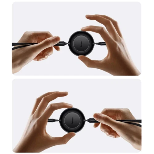 Кабель Baseus Cable USB-C to Micro USB/Lightning/Type-C Bright Mirror 2 Series 100W 1.1m Black (CAMJ010201) фото 4
