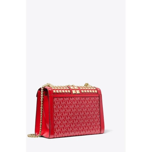 Женская сумка-сэтчел Michael Kors красная (30H0GWHL3Y): Фактура Матовая, Зернистая