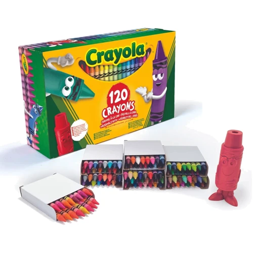 Набор восковых мелков с точилкой Crayola, 120 шт (52-6920) фото 4