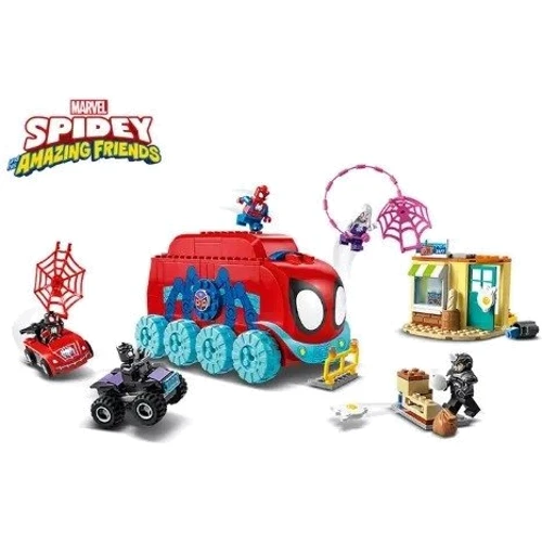 Конструктор LEGO Marvel Мобільна штаб-квартира команди Павука 187 деталей (10791): Рекомендований вік 4+