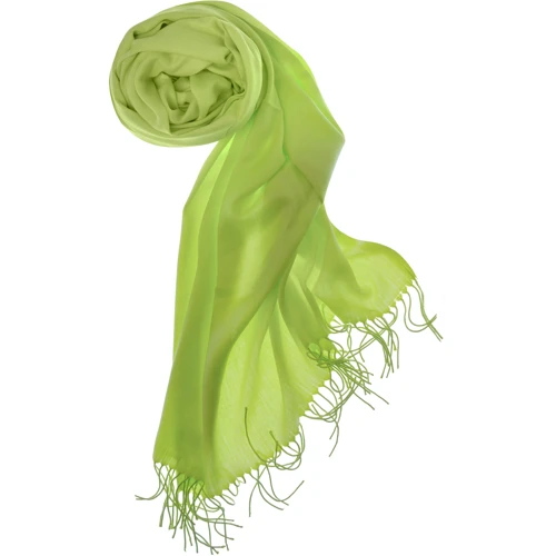 Палантин Pashmina зеленый (3330508)