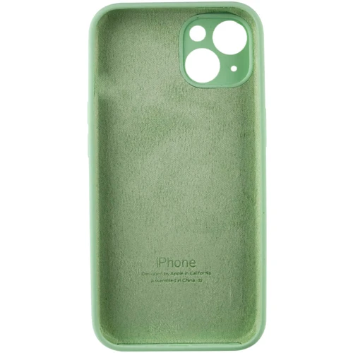 Чехол для iPhone Mobile Case Silicone Case Full Camera Protective Pistachio for iPhone 15: Тип чехла накладка на заднюю часть