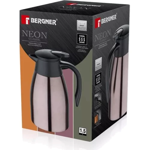 Термос Термокувшин Bergner 1.5 л (BG-7340-PK): Тип Термокувшин