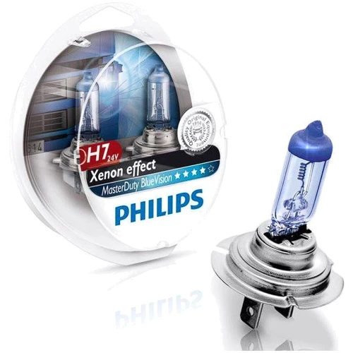 Галогенная автолампа Philips H7 MasterDutyBlueVision (13972MDBVS2)