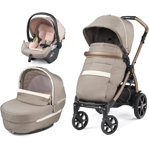 Коляска 3в1 Peg-Perego Book Mon Amour Lounge (PACK-BOOK31LG00011)