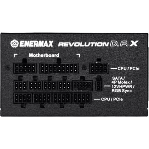 Блок питания Enermax Revolution D.F.X 1050W (ERT1050EWT): Вентилятор задней стенки нет