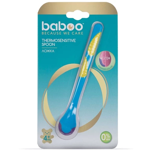 Термочутлива ложка Baboo 4+ міс синя (10-024): Тип Ложка