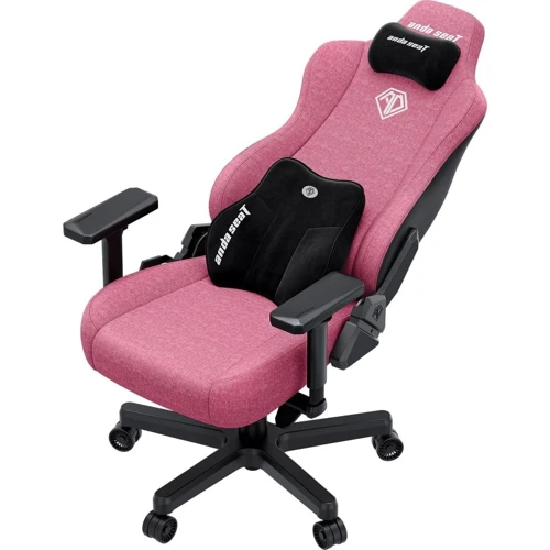 Кресло игровое Anda Seat Kaiser 3E XL Pink Fabric (AD23YC-XL-09-P-CF-P01)