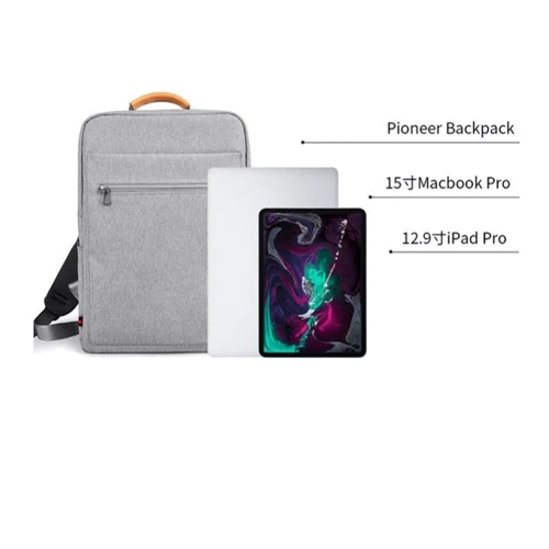 WIWU Pioneer Backpack Grey (WB-101GY) for MacBook Pro 15"