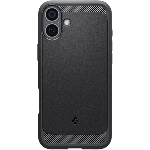 Чехол для iPhone Spigen Rugged Armor MagFit Matte Black (ACS08214) for iPhone 16