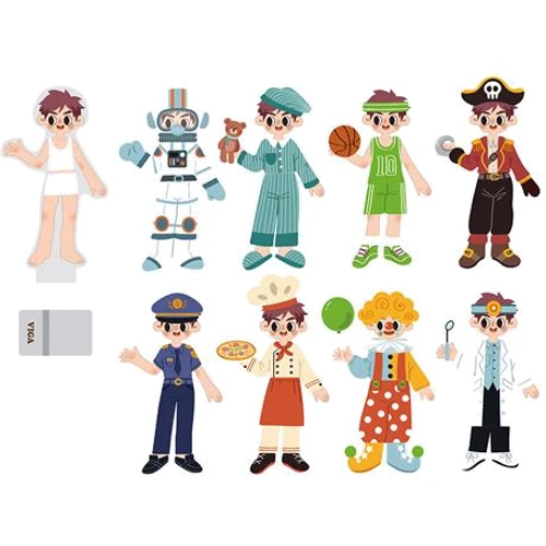 Магнітна гра Viga Toys Одягни хлопчика (44636)
