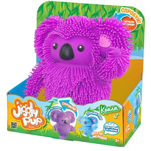Интерактивная игрушка Jiggly Pup - Зажигательная коала (фиолетовая) фото 4